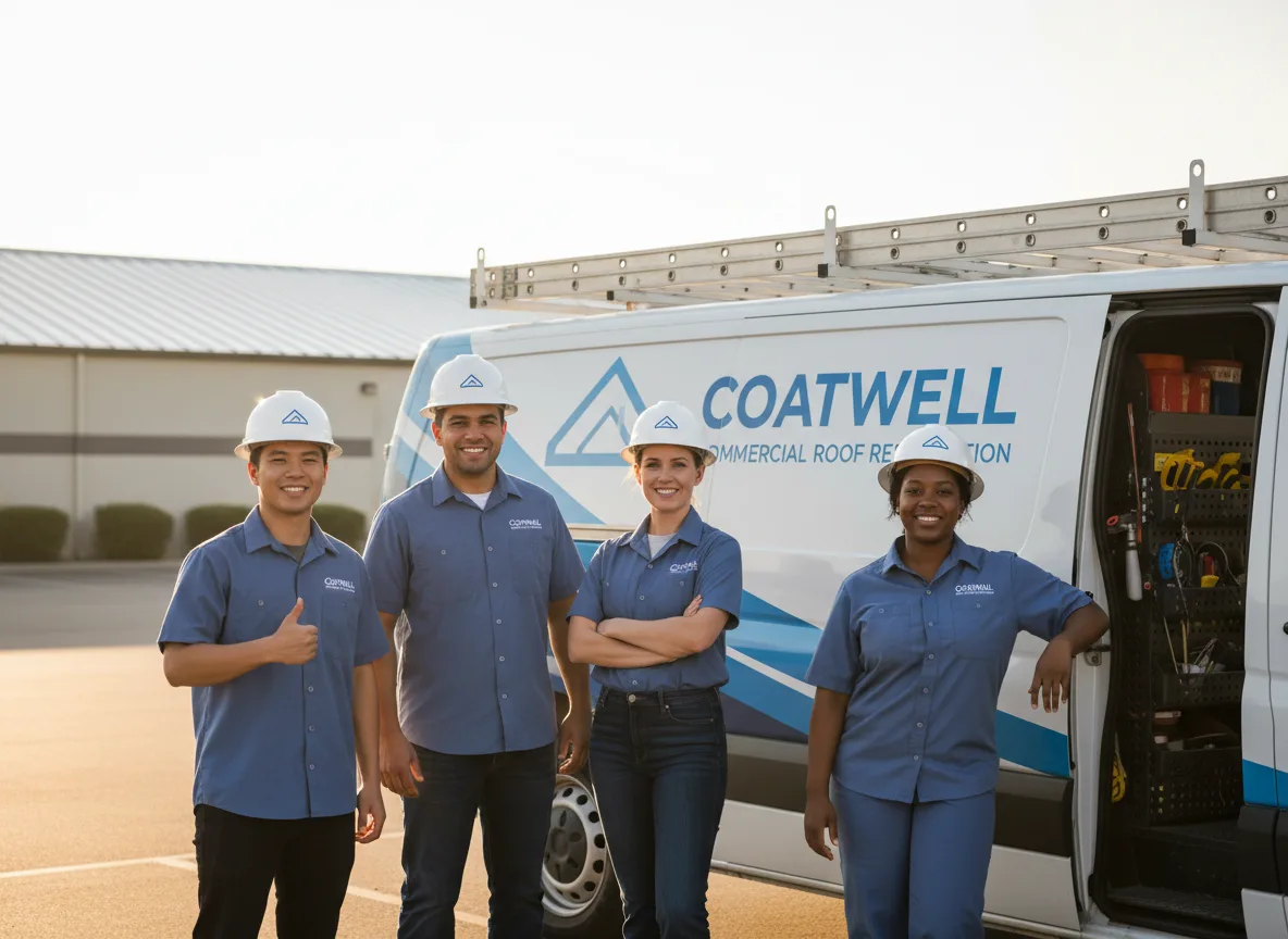 Commercial roof coating company in Dalton, MA